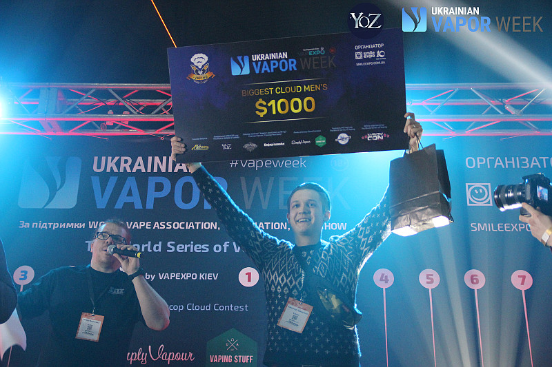 Итоги турнира The World Series of Vaping на Ukrainian Vape Week